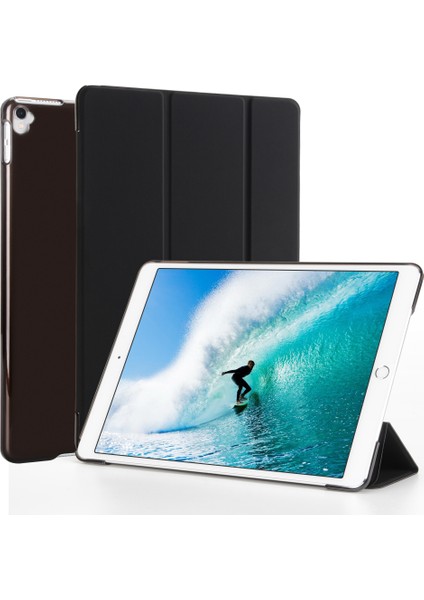 Üç Katlı Stand Otomatik Uyanma uyku Deri Koruyucu iPad Air 10.5 (2019) SIYAH Tablet Kılıfı (Yurt Dışından)