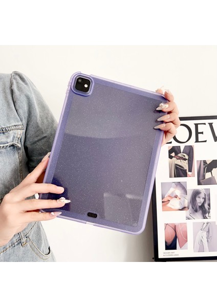 iPad Pro 11 (2024) Glitter Yumuşak Esnek Tpu Tablet Kılıfı (Yurt Dışından)