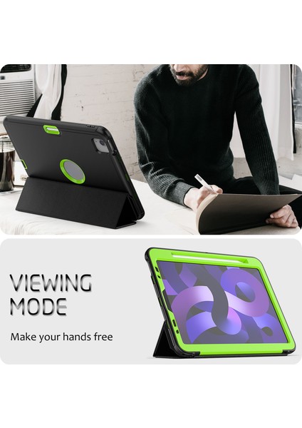 iPad Pro 12.9 Pu Deri Otomatik Uyku uyandırma Akıllı Pc Tpu Koruyucu Standı Folyo ile Kalem Tutucu Tablet Kılıfı (Yurt Dışından) modelleri