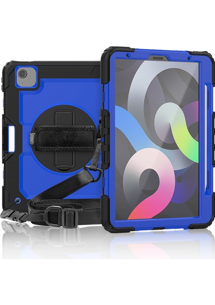 Apple iPad Pro 11 Inç Pc Silikon 360° Dönebilen Stand Kullanışlı Askılı ve Omuz Askılı Tablet Kılıfı (Yurt Dışından) modelleri