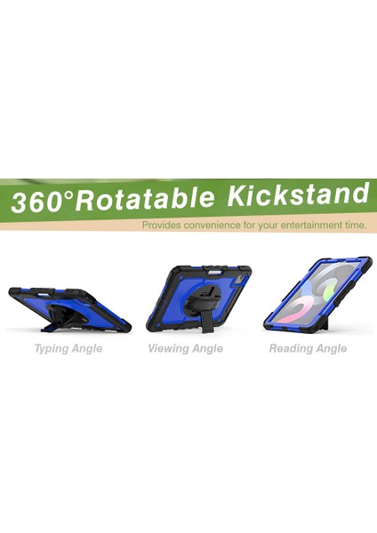 Apple iPad Pro 11 Inç Pc Silikon 360° Dönebilen Stand Kullanışlı Askılı ve Omuz Askılı Tablet Kılıfı (Yurt Dışından) fırsatları