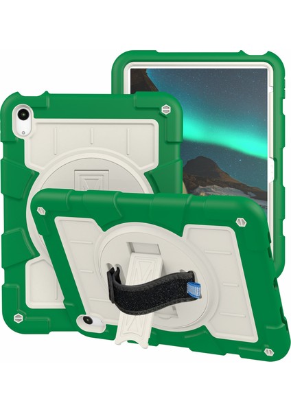 iPad Air 11 (2024) Stand Dönen El Askısı Pc Tpu Omuz Askılı Tablet Kılıfı (Yurt Dışından) fiyatları