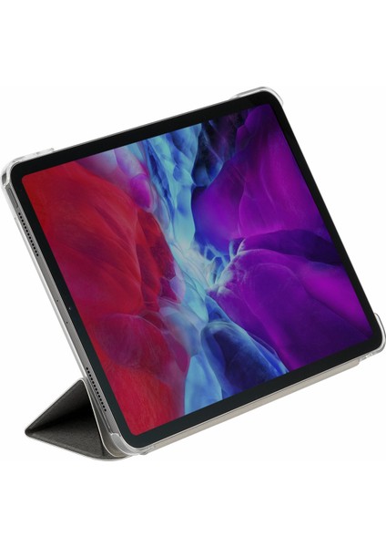 Üç Katlı Stand Pu Deri Flip Case iPad Pro 11 Inç (2021) Tablet Kılıfı (Yurt Dışından)