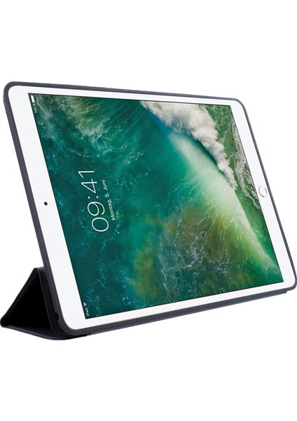 Üç Katlı Stand Akıllı Deri Koruyucu iPad Pro 10 5 Inç (2017) Tablet Kılıfı (Yurt Dışından) fırsatları
