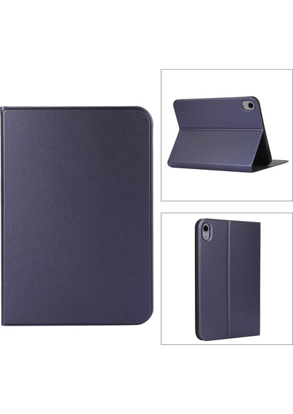 Çizilmez Düz Renk Pu Deri Koruyucu Folyo Apple iPad Mini (2021) MINI 6 Standlı Tablet Kılıfı (Yurt Dışından) indirimleri