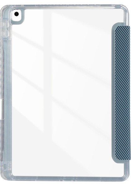iPad 10.2 (2019 2020 2021) Deri Üç Katlı Standlı Tablet Kılıfı (Yurt Dışından)