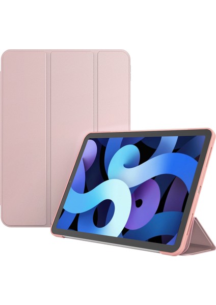 iPad Air (2020 2022) Üç Katlı Stand Pu Deri Tpu Tablet Kılıfı (Yurt Dışından)