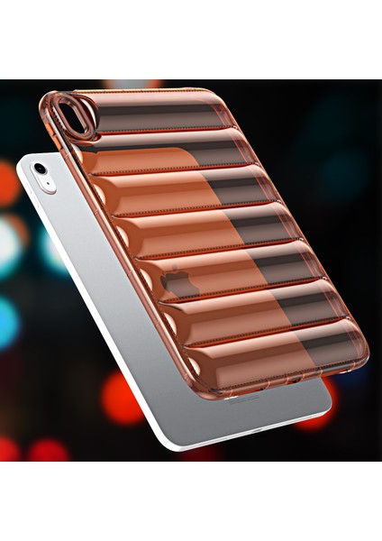 iPad Air (2020 2022) Tpu Yumuşak Dokunuş Aşağı Ceket Tamı Turuncu Tablet Kılıfı (Yurt Dışından)