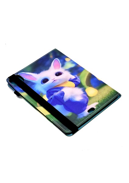 iPad Pro 11 (2024) Deri Desen Baskı Kart Yuvalı Elastik Bant Sevimli Tavşan Tablet Kılıfı (Yurt Dışından) indirimleri