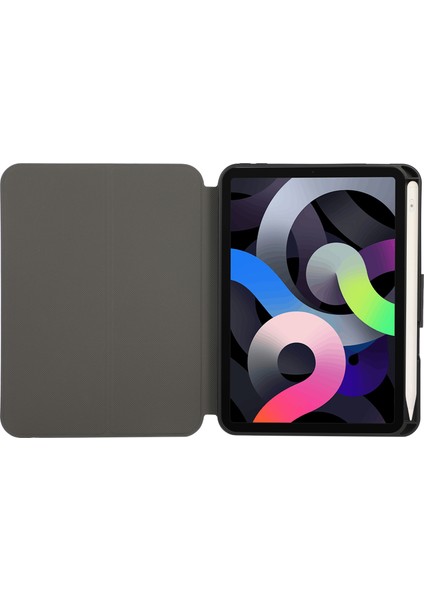 Destek Standı Pu Deri iPad Mini Kalem Yuvalı Koruyucu (2021) Tablet Kılıfı (Yurt Dışından)