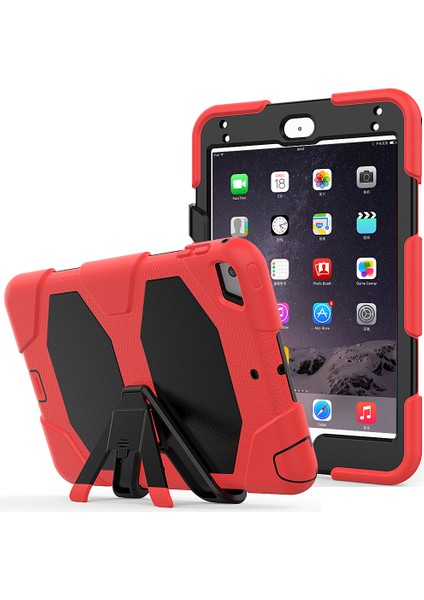 iPad Mini (2019) Askeri Hizmet Silikon Pc Combo (stand) 7 9 Inç mini 4 3 2 1 Tablet Kılıfı (Yurt Dışından)