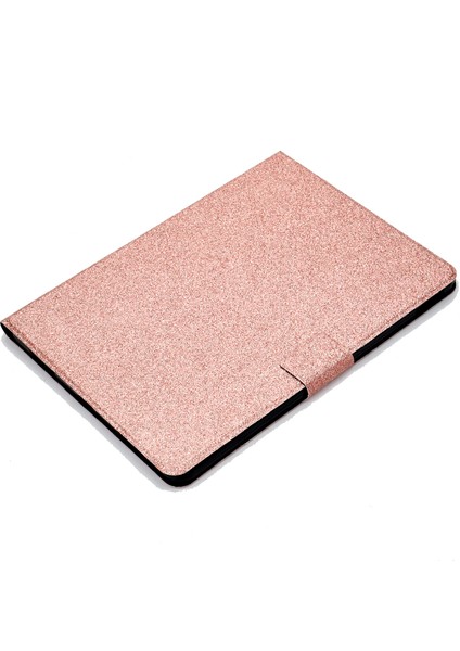 iPad Pro 11 (2024) Simli Payetler Pu Deri Tpu Standlı ve Kart Yuvalı Tablet Kılıfı (Yurt Dışından)