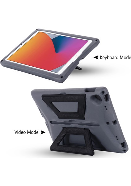 iPad 10.2 (2020 2019 2021) Taşınabilir Saplı Stand Tamı Eva Pc Omuz Askılı Tablet Kılıfı (Yurt Dışından) fiyatları