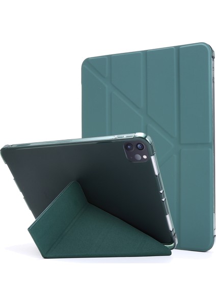 Deforme Edilebilir Stand Deri Uyandırma uyku iPad Air 11 (2024) AIR (2022 2020) Tablet Kılıfı (Yurt Dışından)