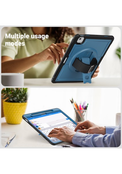 iPad Air 13 (2024) Stand Case Pc Tpu Omuz Askılı Lacivert Tablet Kılıfı (Yurt Dışından) modelleri