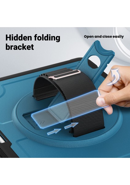 iPad Air 13 (2024) Stand Case Pc Tpu Omuz Askılı Lacivert Tablet Kılıfı (Yurt Dışından) fırsatları
