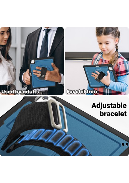 iPad Air 13 (2024) Stand Case Pc Tpu Omuz Askılı Lacivert Tablet Kılıfı (Yurt Dışından) indirimleri