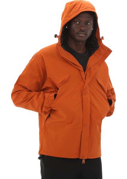 TB0A62D38881 Timberland Wınnıck Archive Waterproof Shell Jacket Erkek Yağmurluk-R&amp;uuml;zgarlık Turuncu