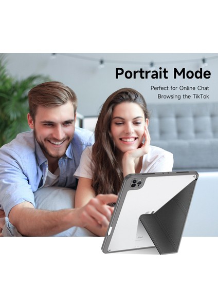 iPad Pro 12.9 Çıkarılabilir Deri Pc Tpu V Katlamalı Standlı Düşmeyi Önleyici Tablet Kılıfı (Yurt Dışından) fırsatları