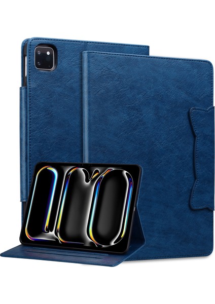 iPad Pro 12 9 Inç (2018 2020 2021 2022) Kart Yuvası Iş Deri Tablet Kılıfı (Yurt Dışından)