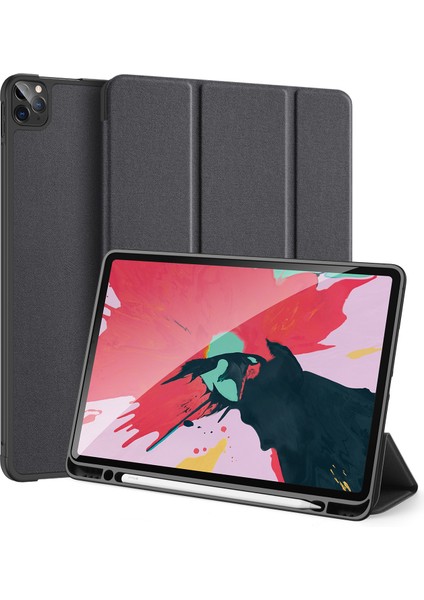Pu Deri Tpu Geri Üç Katlı Stand Otomatik Uyku uyandırma Kalem Tutucu ile iPad Pro 11 Tablet Kılıfı (Yurt Dışından) fiyatları