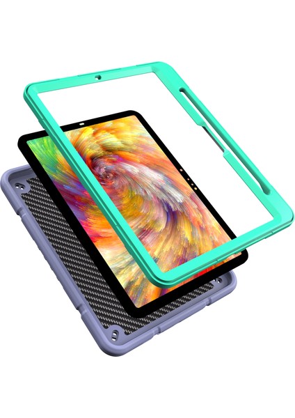 iPad Pro 11 (2024) M4 Standı Pc Tpu Koruyucu Kalem Yuvası Nane i Tablet Kılıfı (Yurt Dışından)