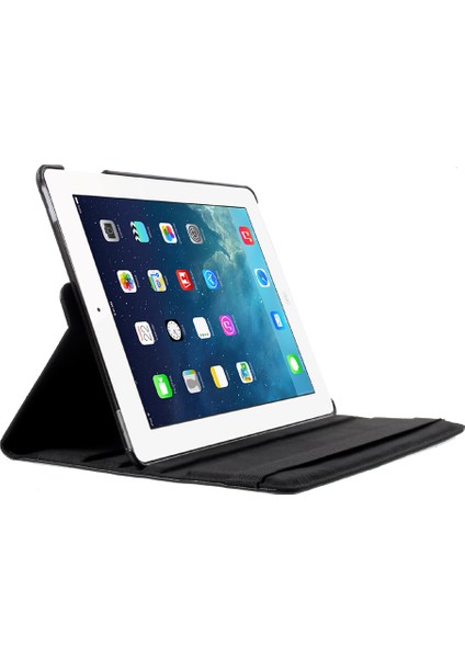 Litchi Deri Pu Deri 360 Derece Döner Standı Folio iPad 4 3 2 Elastik Bantlı Tablet Kılıfı (Yurt Dışından) fiyatları
