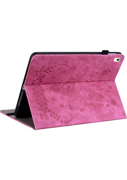 iPad 10.2 (2019 2020 2021) Akıllı Pu Deri Stand Baskılı Tablet Kılıfı (Yurt Dışından)