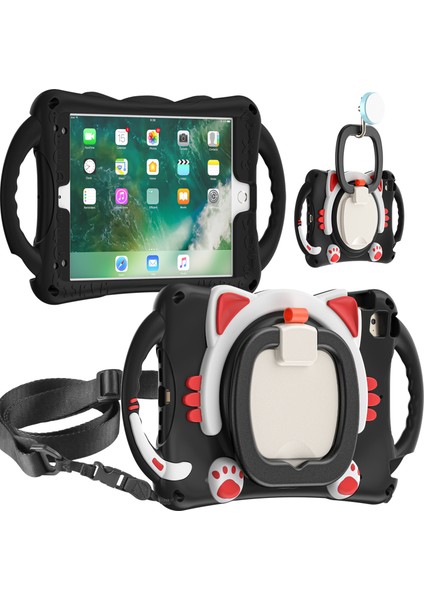 Hafif Döner Tekme Standı Pc Silikon Hibrit iPad Mini 2 3 4 mini (2019) Omuz Askılı 7 9 Inç Tablet Kılıfı (Yurt Dışından) modelleri