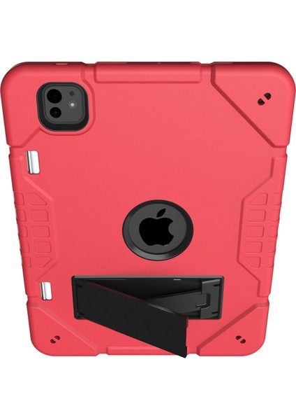 iPad Pro 11 (2024) M4 Standı Pc Tpu Koruyucu Kalem Yuvası Tablet Kılıfı (Yurt Dışından)