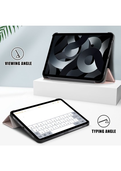 iPad 10.9 (2022) Pu Üç Katlı Stand Otomatik Uyandırma uyku ile Tam Vücut Koruyucu Tablet Kılıfı (Yurt Dışından) fırsatları