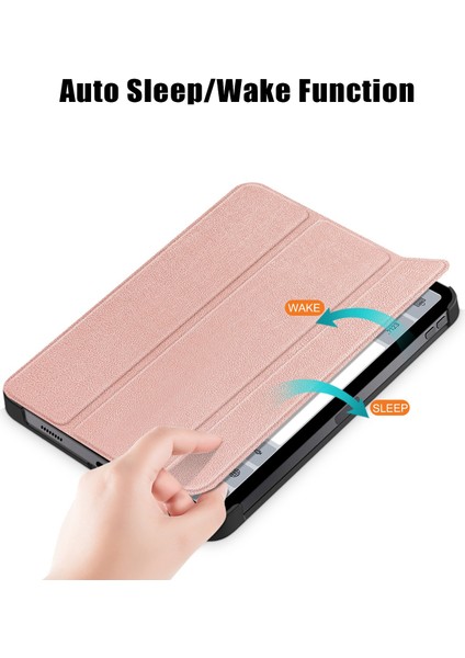 iPad 10.9 (2022) Pu Üç Katlı Stand Otomatik Uyandırma uyku ile Tam Vücut Koruyucu Tablet Kılıfı (Yurt Dışından) indirimleri