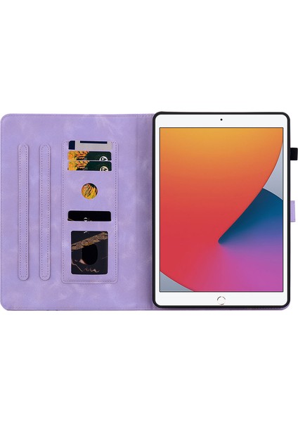 iPad Air (2013) AIR 2 ipad 9 7 Inç (2017 2018) Baskılı Çiçek ile Standı Deri Tablet Kılıfı (Yurt Dışından) modelleri