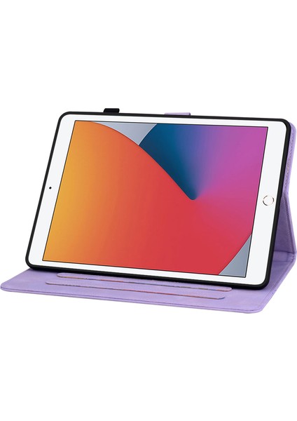 iPad Air (2013) AIR 2 ipad 9 7 Inç (2017 2018) Baskılı Çiçek ile Standı Deri Tablet Kılıfı (Yurt Dışından) fırsatları