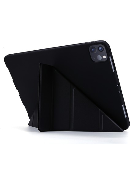 Otomatik Uyandırma uyku Deforme Edilebilir Silikon Pu Deri Stand iPad Pro 11 Inç (2021) Tablet Kılıfı (Yurt Dışından) fiyatları