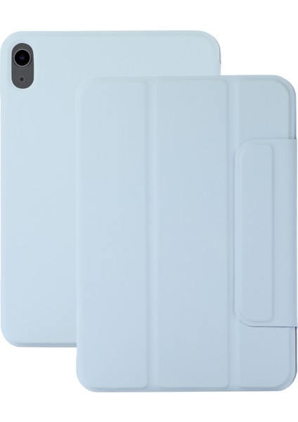 Manyetik Emme Tamlı Deri Stand iPad Mini (2021) Tablet Kılıfı (Yurt Dışından)