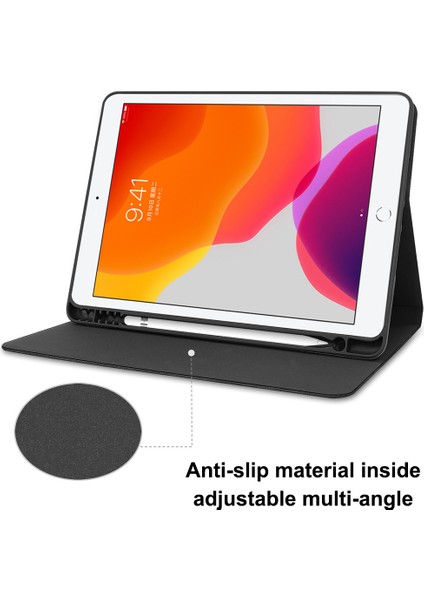 Pu Tpu iPad 10.2 (2019 2020 2021) Stand Kalem Yuvalı Tablet Kılıfı (Yurt Dışından)