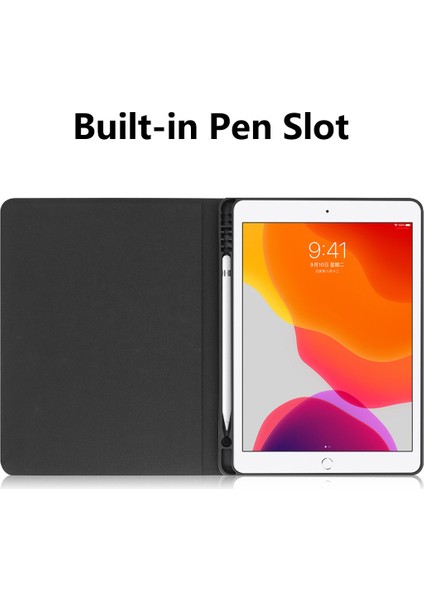 Pu Tpu iPad 10.2 (2019 2020 2021) Stand Kalem Yuvalı Tablet Kılıfı (Yurt Dışından)