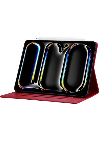 iPad Pro 12.9 Inç (2018 2020 2021 2022) Kart Yuvası Iş Deri Tablet Kılıfı (Yurt Dışından) fırsatları
