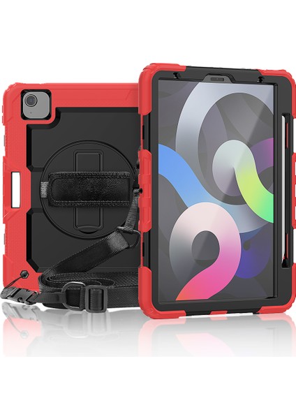 Apple iPad Pro 11 Inç Pc Silikon 360° Dönebilen Stand Kullanışlı Askılı ve Omuz Askılı Tablet Kılıfı (Yurt Dışından) modelleri