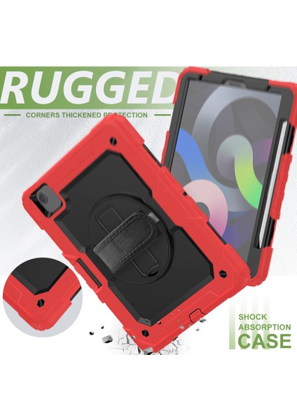 Apple iPad Pro 11 Inç Pc Silikon 360° Dönebilen Stand Kullanışlı Askılı ve Omuz Askılı Tablet Kılıfı (Yurt Dışından) indirimleri