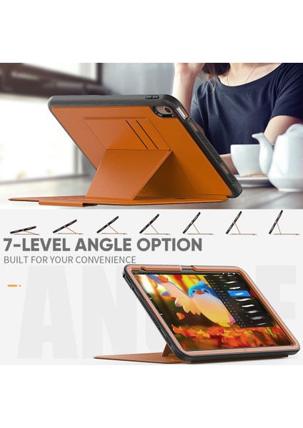 iPad 10.9 (2022) IPAD 10. Nesil Pu Deri Standı Kart Tutucu Akıllı Otomatik Uyku uyandırma ile Manyetik Tablet Kılıfı (Yurt Dışından) fiyatları