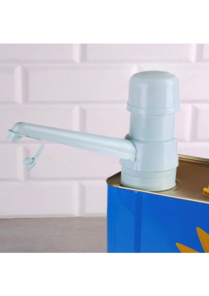 Turkuaz sıvı yağ pompası 5L, 10L, 18L tenekeler için uygun, 3'lü set