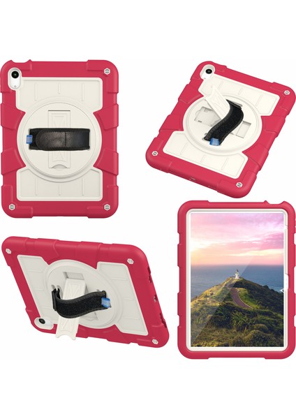 iPad Air 11 (2024) Stand Dönen El Askısı Pc Tpu Omuz Askılı Tablet Kılıfı (Yurt Dışından) modelleri
