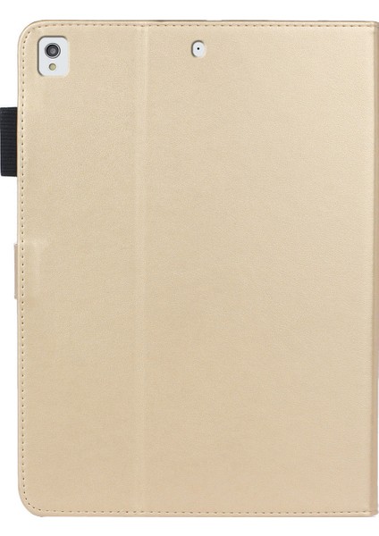Baskı Çiçek Taklidi Cüzdan Deri Standı iPad 10.2 (2019 2020 2021) Tablet Kılıfı (Yurt Dışından)