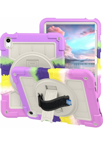 iPad Air 11 (2024) Stand Dönen El Askısı Pc Tpu Omuz Askılı Tablet Kılıfı (Yurt Dışından) modelleri