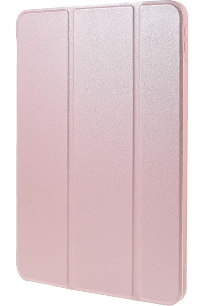 iPad Air 11 (2024) AIR (2022 2020) Kabuğu Üç Katlı Stand Silikon Deri Tablet Kılıfı (Yurt Dışından)