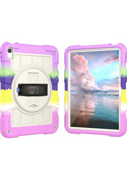 iPad Air 11 (2024) Stand Dönen El Askısı Pc Tpu Omuz Askılı Tablet Kılıfı (Yurt Dışından) indirimleri