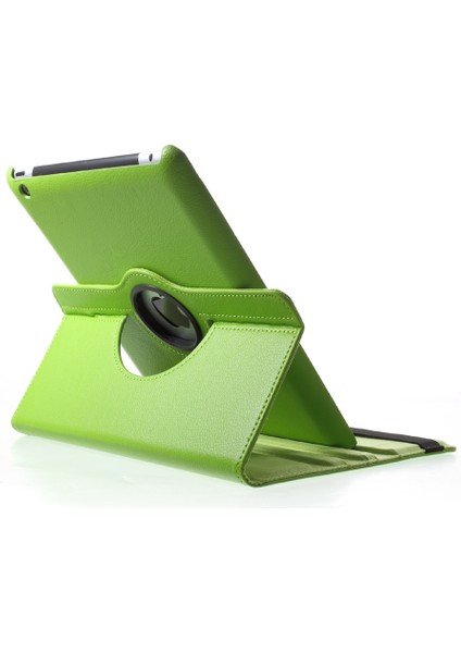 Litchi Deri Pu Deri 360 Derece Döner Standı Folio Elastik Bantlı iPad 4 3 2 Tablet Kılıfı (Yurt Dışından)