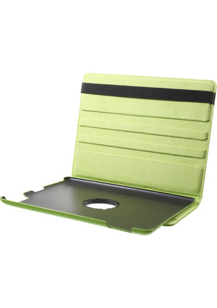 Litchi Deri Pu Deri 360 Derece Döner Standı Folio Elastik Bantlı iPad 4 3 2 Tablet Kılıfı (Yurt Dışından)
